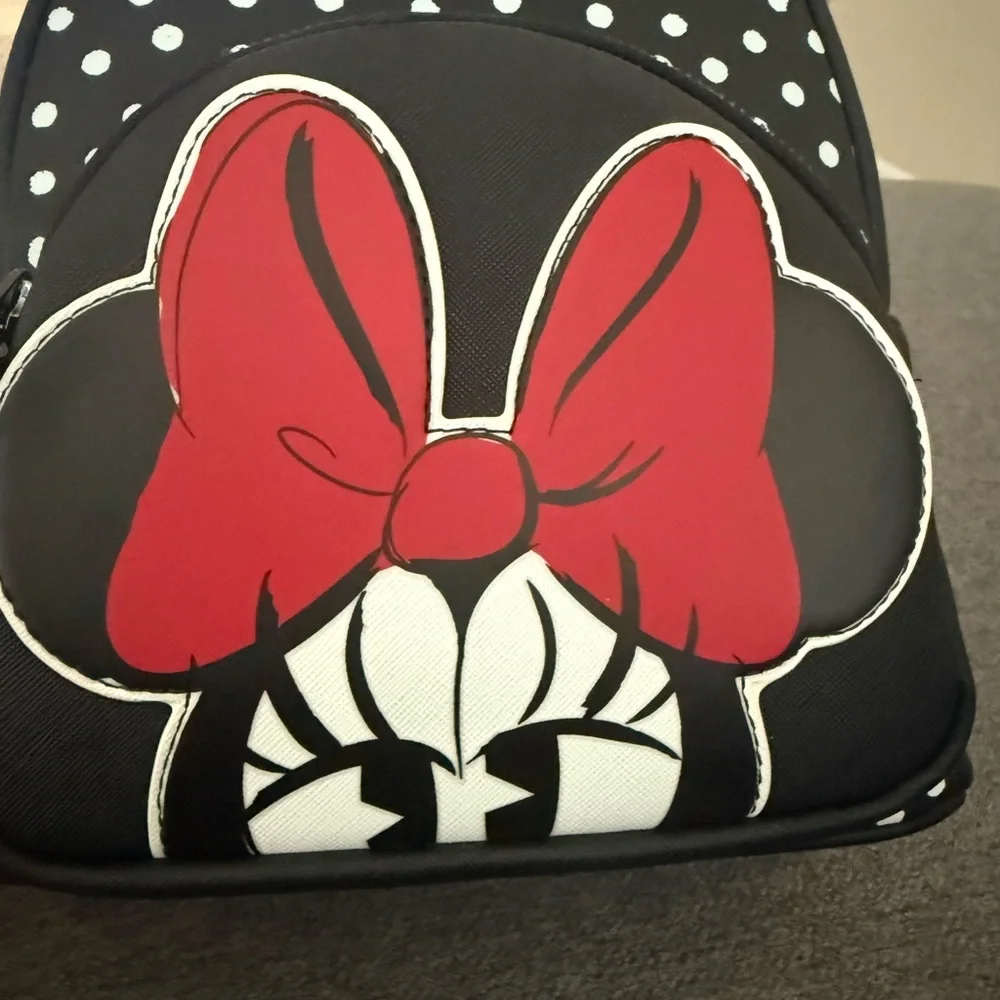 NWT Loungefly Minnie Mouse Polka Dot Backpack